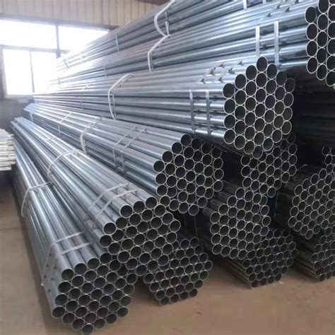 Carbon Steel Pipe Pre Galvanized Round Scaffold Tube Erw Steel Pipes