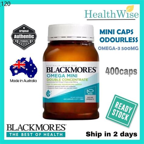 Healthy Australia Blackmores Fish Oil Omega Mini Double Concentrate