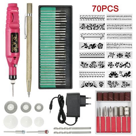 Pcs Kit De Tampon De Perceuse Ongles Lectrique V Stylo Micro