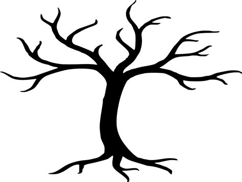 SVG arbre branches nu Image et icône SVG gratuite SVG Silh