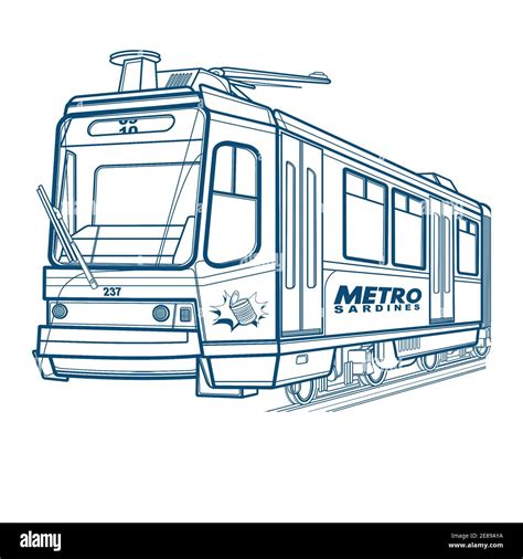 Vector Clipart Philippine Transportation Mrt Train Transportation Stock