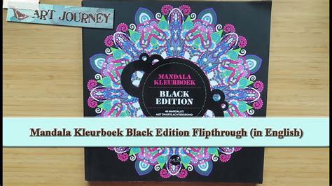 Mandala Kleurboek Black Edition Flipthrough Het Enige Echte