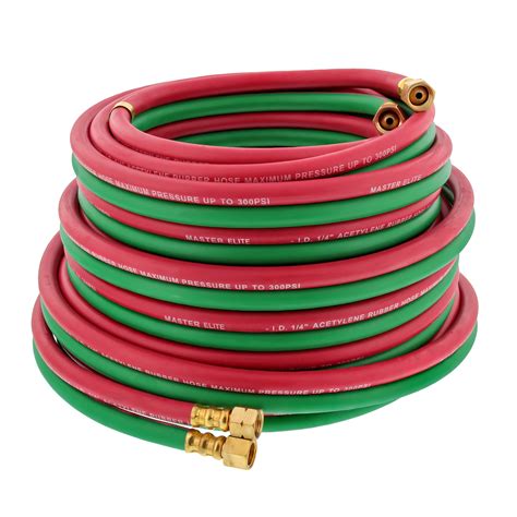 Master Elite Series Foot Oxygen Acetylene Hose Twin Welding Hose Set