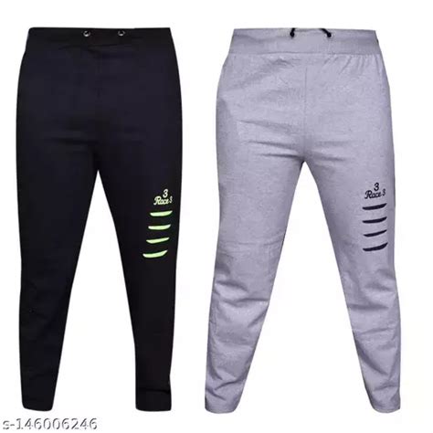 Cute Trend Mens Track Pant Pack Of 2