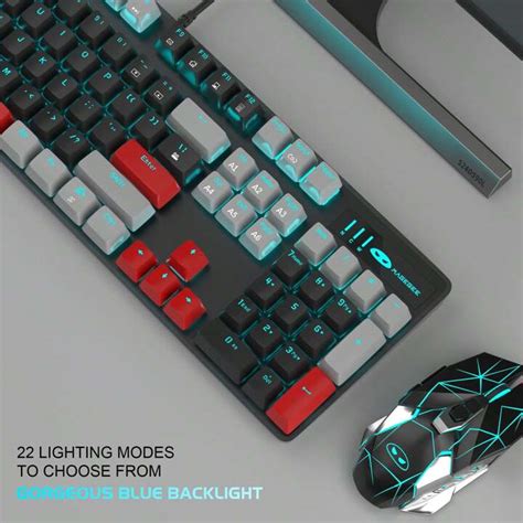 MageGee MK Storm Mechanical Gaming Keyboard 2023 New Upgraded Blue Red