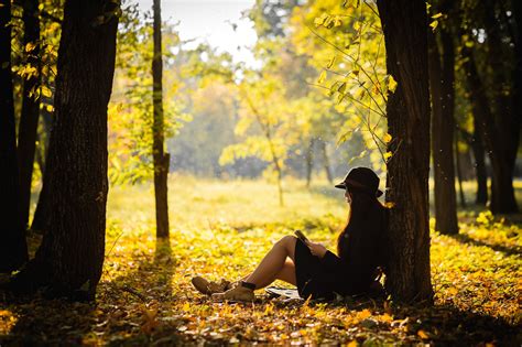 Wallpaper Sunlight Forest Leaves Women Model Nature Barefoot 744