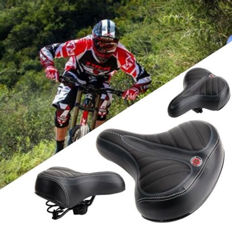 Comfort Wide Big Bum Bike Bicycle Gel Cruiser Extra Sporty Soft Saddle