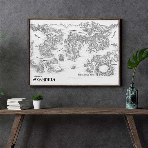Map of Exandria - Etsy