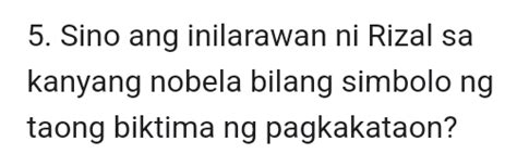 5 Sino Ang Inilarawan Ni Rizal Sa Kanyang Studyx