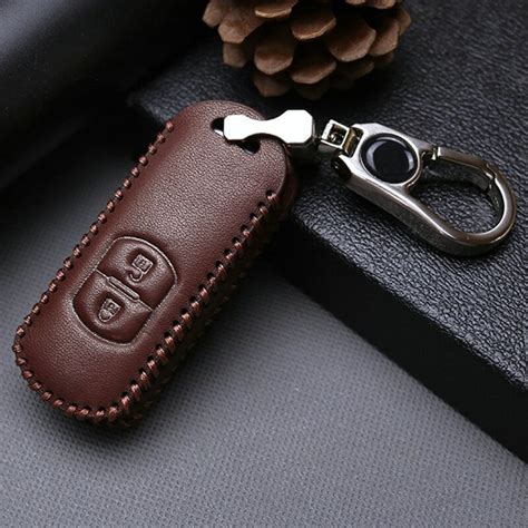 Leather Car Key Case Cover For Mazda Cx5 Cx3 2 3 Bk 6 Gh Gj Cx30 Cx7