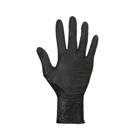 Industrial Grade Black Nitrile Gloves – 3.5mil – Medi Glove