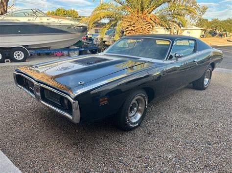 1971 Dodge Charger Coupe Black RWD Automatic Super Bee for sale