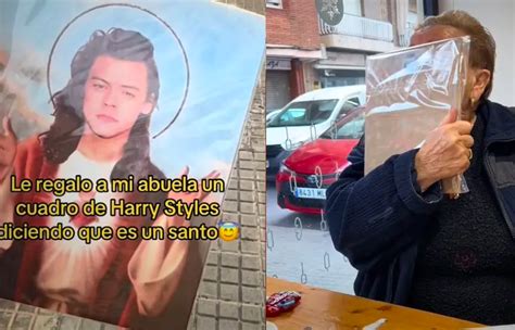 La divertida reacción de una abuela al recibir una imagen de San Harry