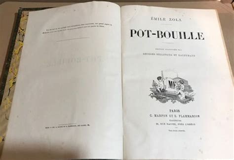 Pot Bouille Edition Illustr E Par Georges Bellanger Et Kauffmann By