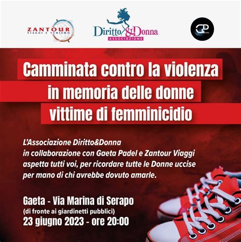 Gaeta Una Camminata Contro La Violenza In Memoria Delle Vittime Di