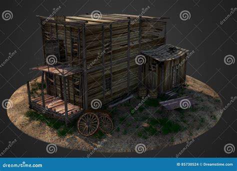 Old West Wood House Stock Photo Image Of Wood House 85730524