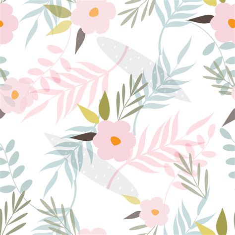 Pastel floral background 1236888 Vector Art at Vecteezy