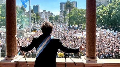 Javier Milei Del Congreso A Plaza De Mayo ¿cuánta Gente