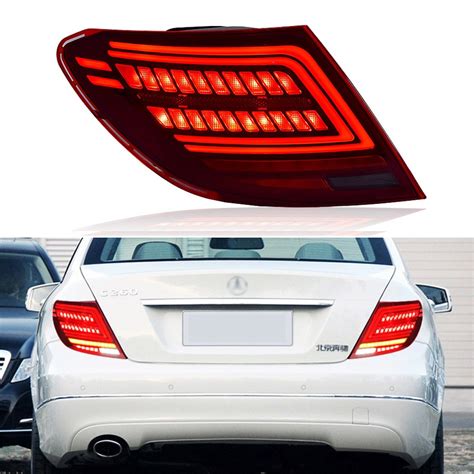 ไฟทายรถยนต LED สาหรบ Mercedes Benz W204 C200 C250 C300 ไฟตดหมอก ไฟ