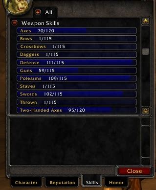 formind.blogg.se - Weapon skill vanilla wow