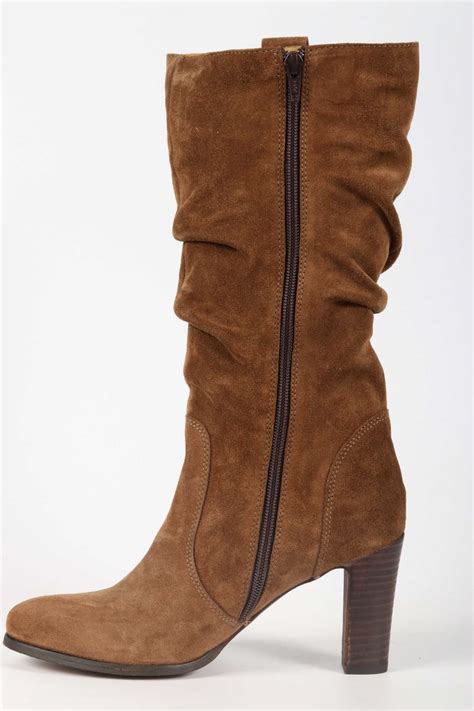 Bottes Femme Aliwell Borneo Velours Camel