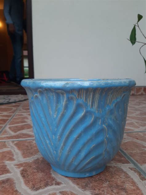 Donica ceramiczna blekitna Mysiadło OLX pl