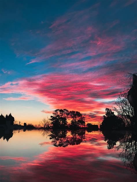 Round Mirror With Sky Reflection · Free Stock Photo