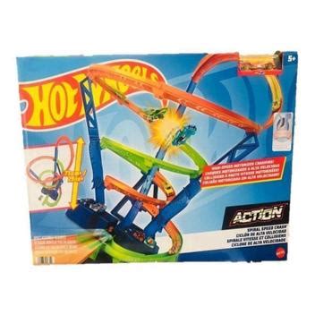 Pista hot wheels action acidente espiral hgv mattel Padrão Pistas de Brinquedo Magazine