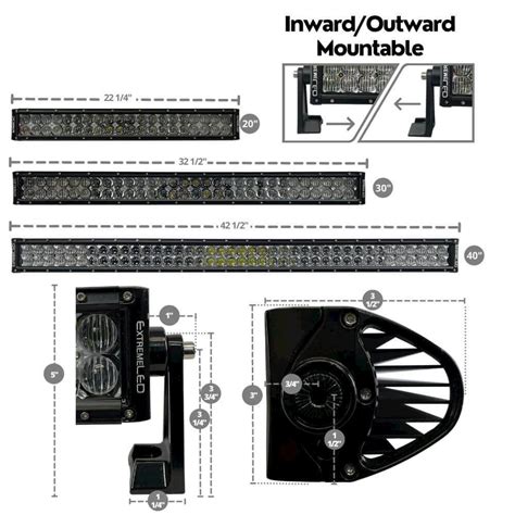 30 Extreme Series Dual Row Combo Rgb Light Bar Extreme Led Light Bars