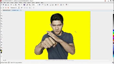 Cara Mengganti Background Foto Dengan Corel Photo Paint X Youtube