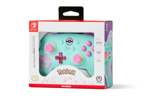 Manette Switch Filaire Avec Palette Pokémon Pikachu Et Ses Amis