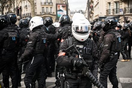 Bravm Riot Police Including One Equipped Editorial Stock Photo Stock