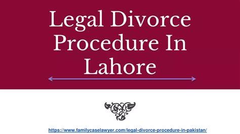 Ppt Divorce Procedure In Lahore~ Best Lawyer In Pakistan Powerpoint