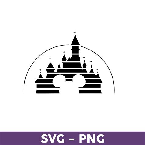 Mickey Castle Svg Mickey Head Svg Disney Svg Disney Trip Inspire