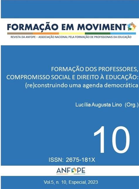 V 5 N 10 2023 Formação De Professores Compromisso Social E