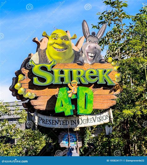 Universal Studios Hollywood Shrek 4d