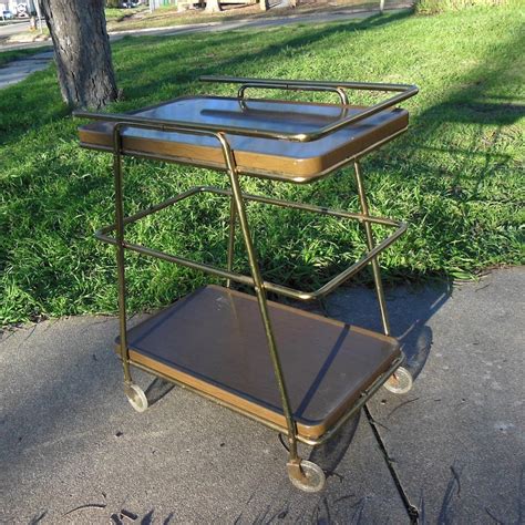 Mid Century Bar Cart Etsy