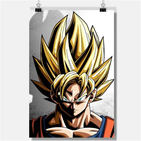 Goku Super Saiyan Poster Dragon Ball Poster World