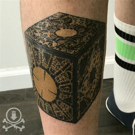 Awesome Lemarchand's puzzle box from Hellraiser tattoo by Tami Rose ...