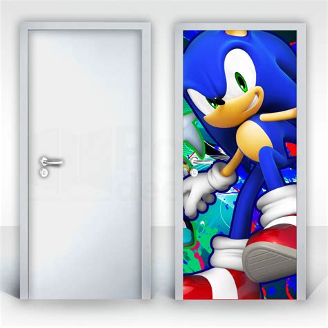 Adesivo Porta Sonic Loja Crie Decore Elo Produtos Especiais