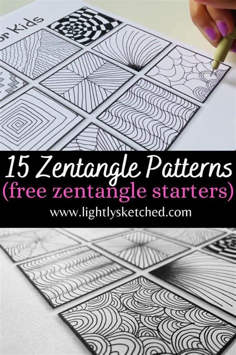 Inspired By Zentangle Patterns And Starter Pages Of 2022 Artofit