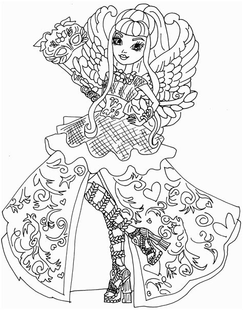 Free Printable Ever After High Coloring Pages: C.A Cupid ... - Coloring ...