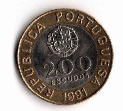 Portugal 200 Escudos 1991 WorldNumis