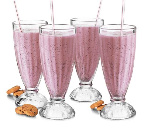 Milkshake Glasses Set Of 4 Americana Classics