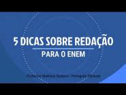 Enem Dicas Sobre Reda O Portugu S Eficiente Portugu S