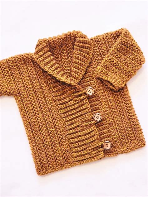 Crochet Baby Boy Sweater