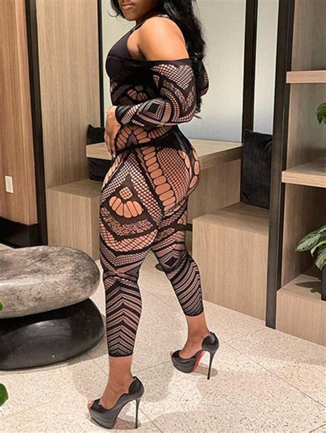 Piece Women Fishnet Bodystocking Sexy Lingerie Nightwear Suitable For Wearing In Any Season