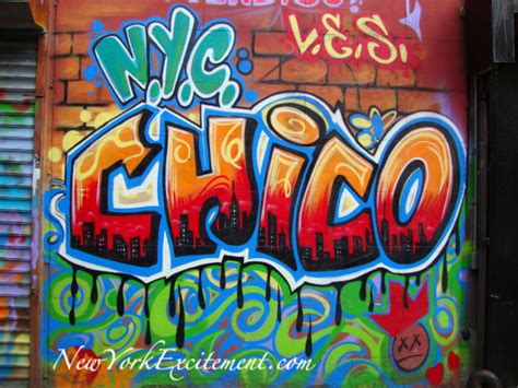 New York Excitement: Lower East Side Graffiti