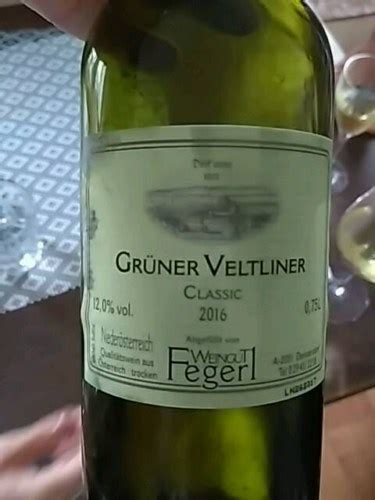 Weingut Fegerl Grüner Veltliner Classic Vivino US