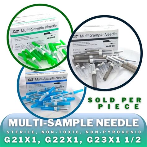 Mainit Na Bentahan Ets Needle Multisample Needle G G G Multi